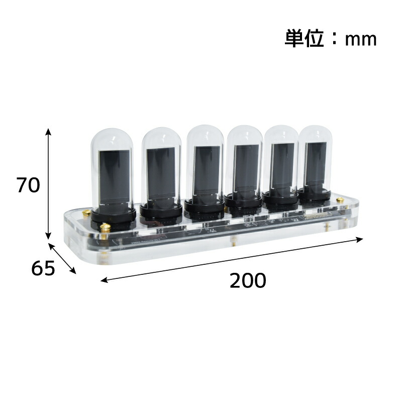 ニキシー管 推し活 LED クロック シュタゲ ダイバージェンスメーター サイバーパンク ニキシー管風置時計「Cyber punClock  ghost」 : 000000004074 : サンコー公式通販サイト Yahoo!店 - 通販 - Yahoo!ショッピング