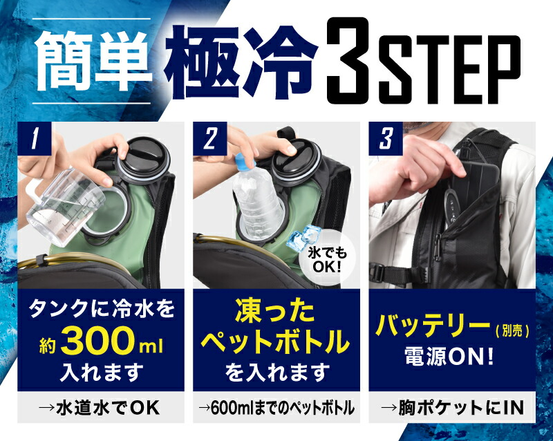 THANKO 暑さ対策 屋外 水冷服 ペットボトル プロ アイスマン クーラー