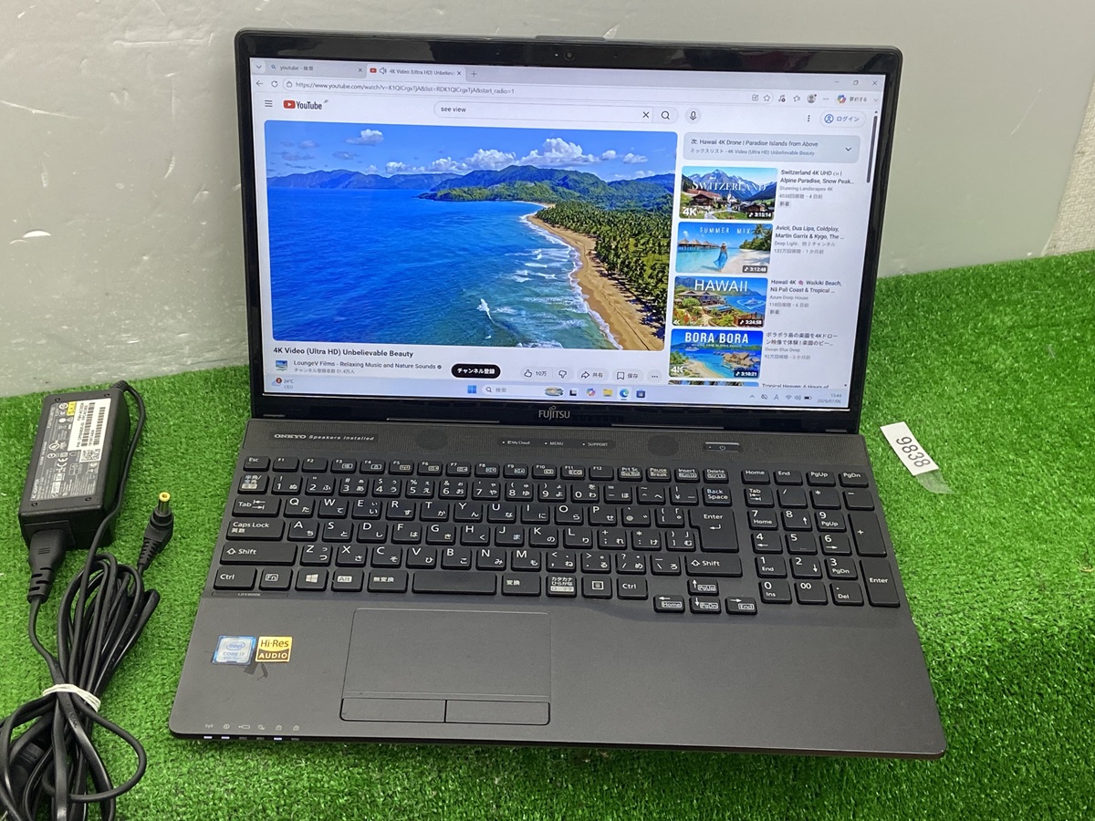 富士通 LIFEBOOK AH53/D1 i7/8GB/SSD256GB LIFEBOOK FUJITSU AH53/D1 FMVA53D1G i7第8世代 ノートPC Core i7