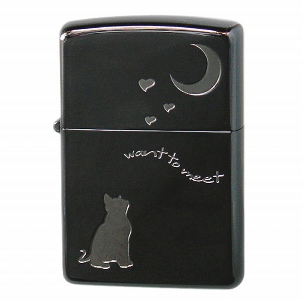 ZIPPO】ジッポー オイルライター CAT in LOVE キャットインラブ 「want