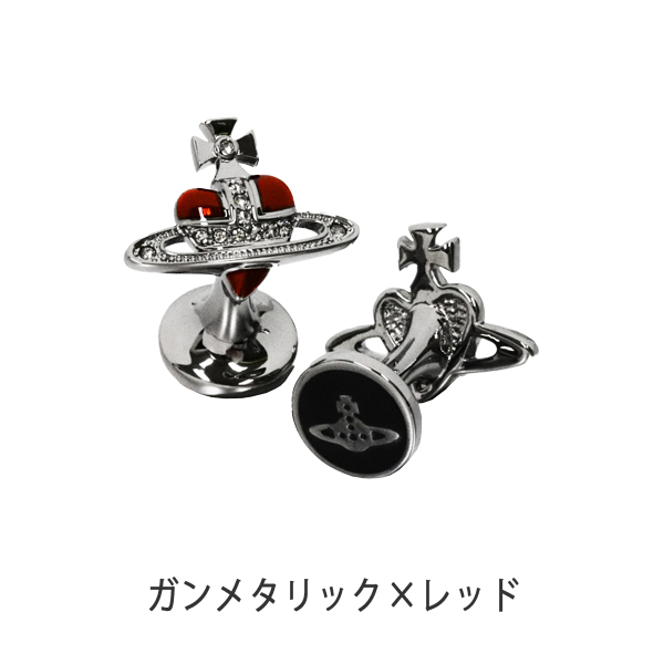 ヴィヴィアン・ウエストウッド DIAMANTE HEART カフス シルバー / ガンメタリック メンズ 6503003C | Vivienne Westwood | 03