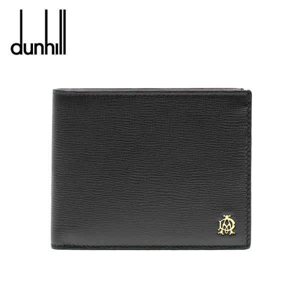 ダンヒル ベルグレイブ 財布 Dunhill BELGRAVE 二つ折り財布 ミニ財布 レザー ブラック メンズ L2S832A | dunhill