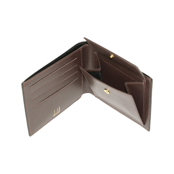 ダンヒル ベルグレイブ 財布 Dunhill BELGRAVE 二つ折り財布 ミニ財布 レザー ブラック メンズ L2S832A | dunhill | 02