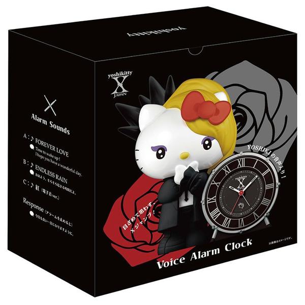 セイコークロック 目覚まし時計 yoshikitty ヨシキティ  置き時計  ブラック X JAPAN YOSHIKI ハローキティ JF385A |  | 09