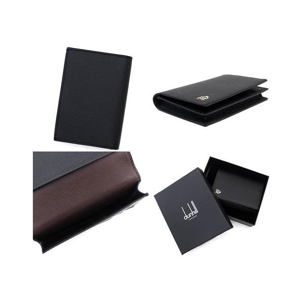 dunhill ダンヒル FULHAM 名刺入れ  ブラック   ビジネス 就活 |  | 01