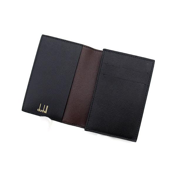 dunhill ダンヒル FULHAM 名刺入れ  ブラック   ビジネス 就活 |  | 02