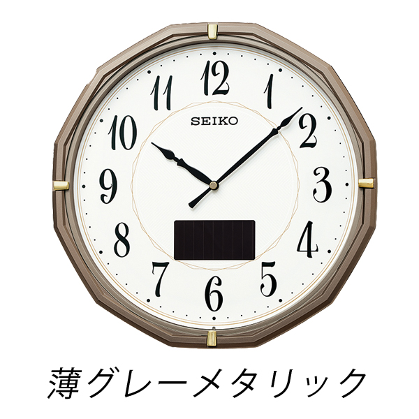 セイコークロック  掛け時計 掛け時計 掛時計 壁掛け ハイブリッドソーラー SF244 |  | 01