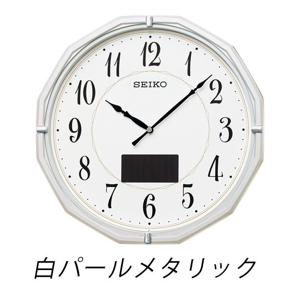 セイコークロック  掛け時計 掛け時計 掛時計 壁掛け ハイブリッドソーラー SF244 |  | 02