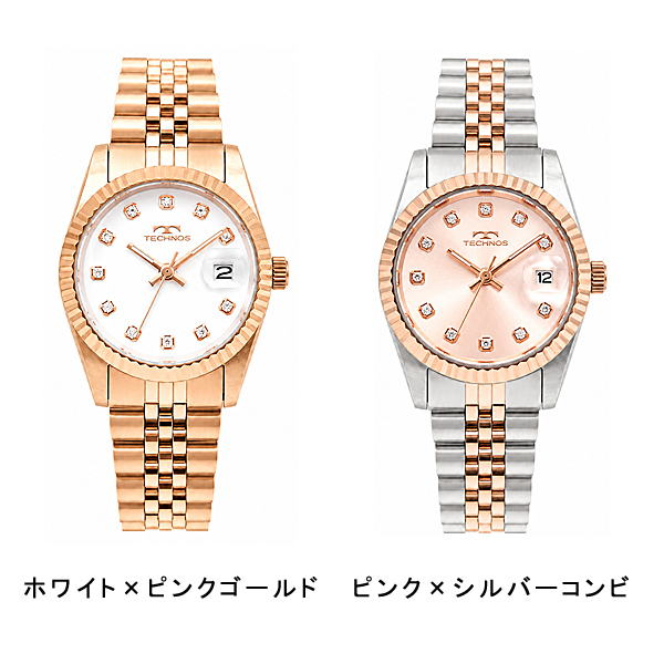 テクノス  レディース 腕時計  T6929SB T6929SI T6929SV T6929SP T6929SW T6929GW T6929AP T6929TP T6929TW T6929PW |  | 04