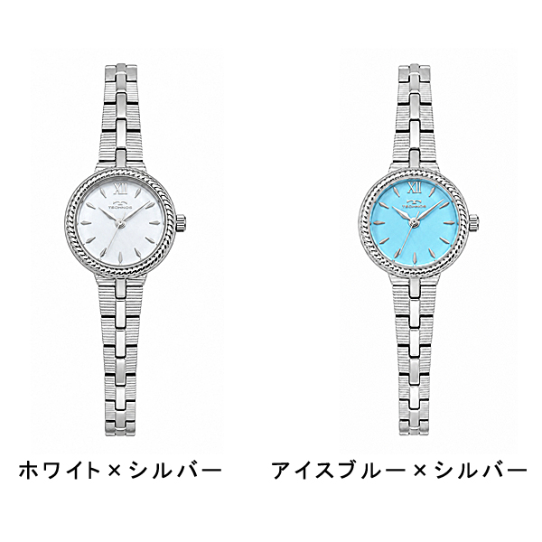 テクノス  レディース アナログ 腕時計 100周年記念モデル T6937SW T6937SI T6937SP T6937GW T6937PW ホワイト ブルー ピンク |  | 01