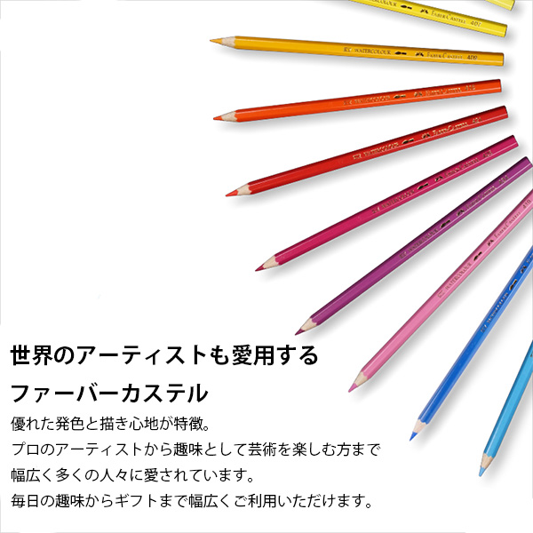 ファーバーカステル 水彩色鉛筆 100色 TFC-WCP/100C 塗り絵 大人