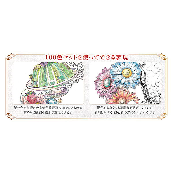 ファーバーカステル 水彩色鉛筆 100色 TFC-WCP/100C 塗り絵 大人