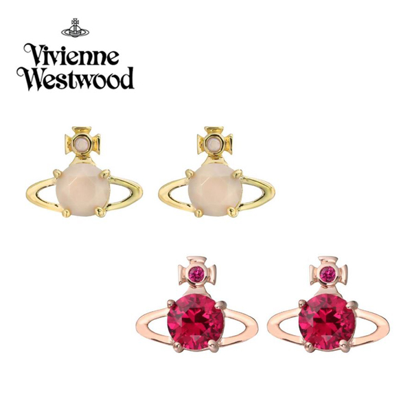 ヴィヴィアン・ウエストウッド REINA ピアス Vivienne Westwood オーブ ゴールド ピンクゴールド レディース VV-62010070-02