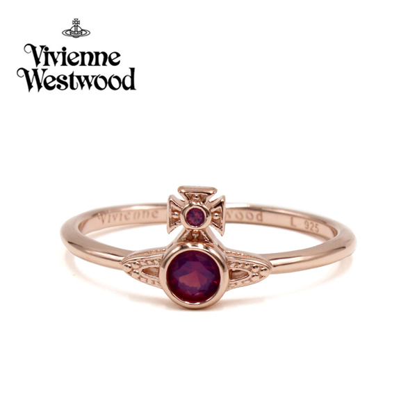 ヴィヴィアン・ウエストウッド LONDON ORB RING 指輪・リング Vivienne Westwood オーブ ピンクゴールド レディース VV-64040100-01G370