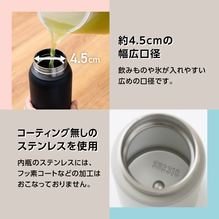 複数購入、即購入okです ピーコック魔法瓶工業 新作P10倍 水筒 パッキンレス 一体型せん 500ml