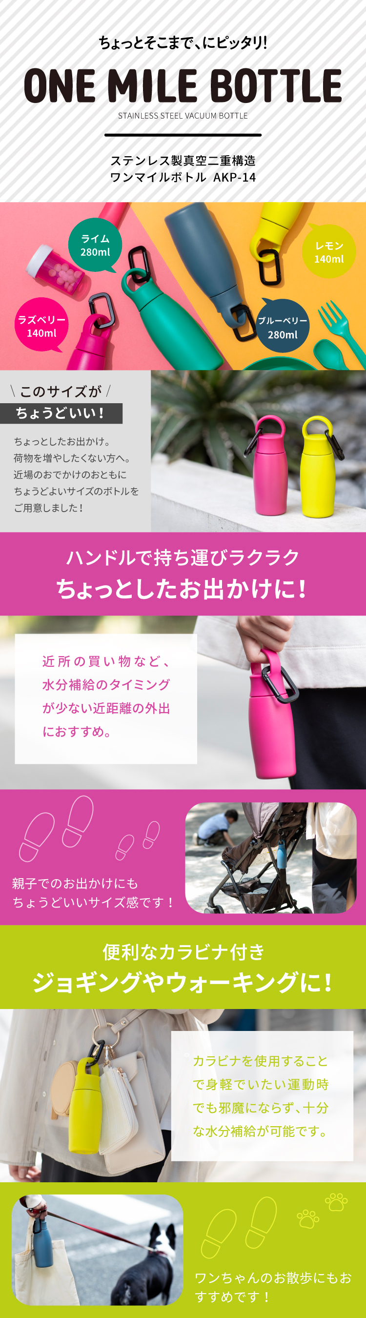 ピーコック魔法瓶工業 P7倍 ミニ水筒 軽い 140ml おしゃれ マイ