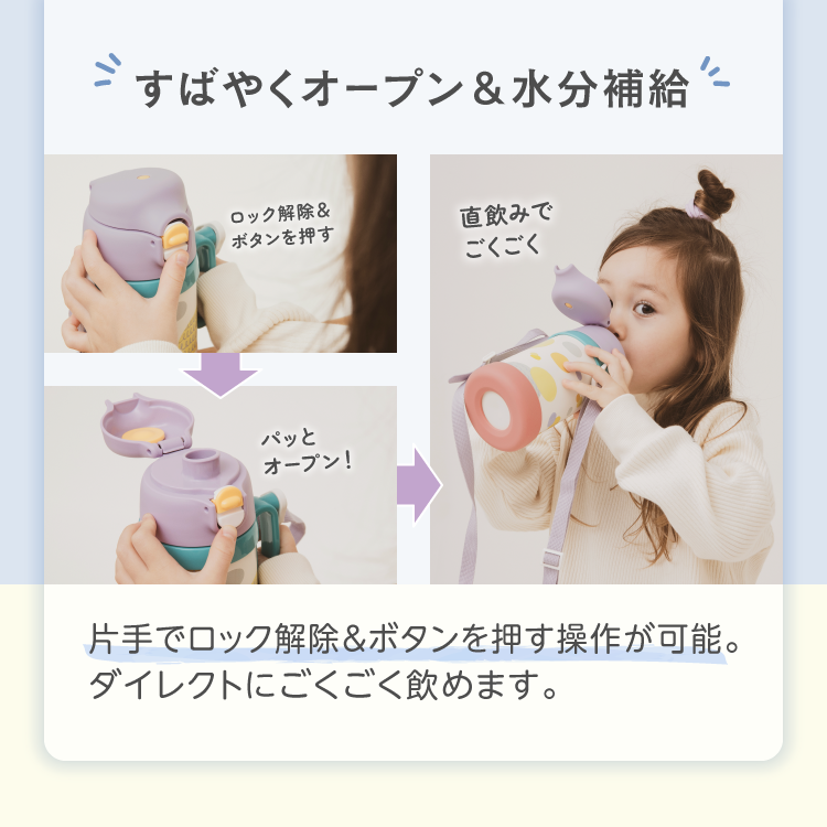 ピーコック魔法瓶工業 26SS新作 水筒 子供 ストロー 直飲み 480ml