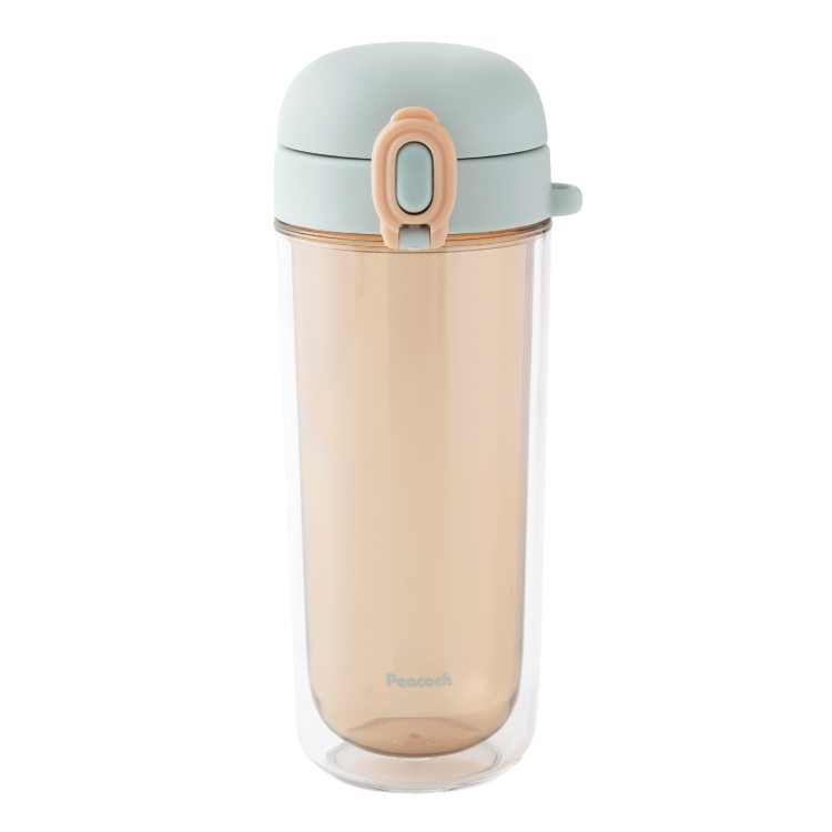ピーコック魔法瓶工業 P3倍 クリアボトル 水筒 480ml 500ml弱 おしゃれ