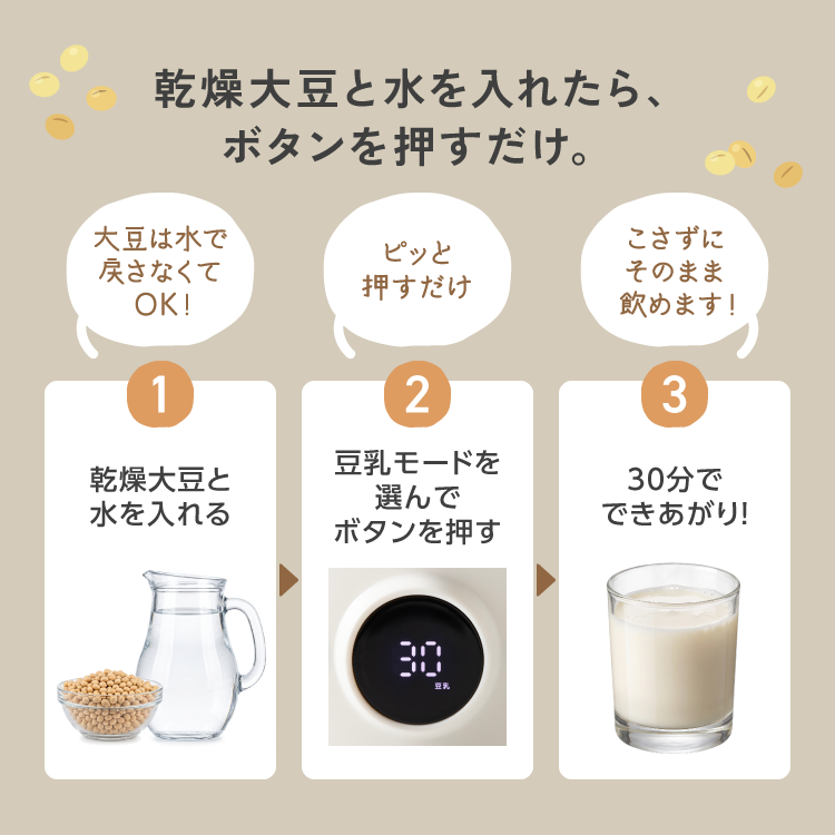 P2倍 豆乳メーカー スープメーカー 濾過不要 700ml 自動調理 マルチスープポット 大容量 8枚刃 ピーコック公式 ブレンダー 離乳食 全自動 600W WXA-07 関連画像2