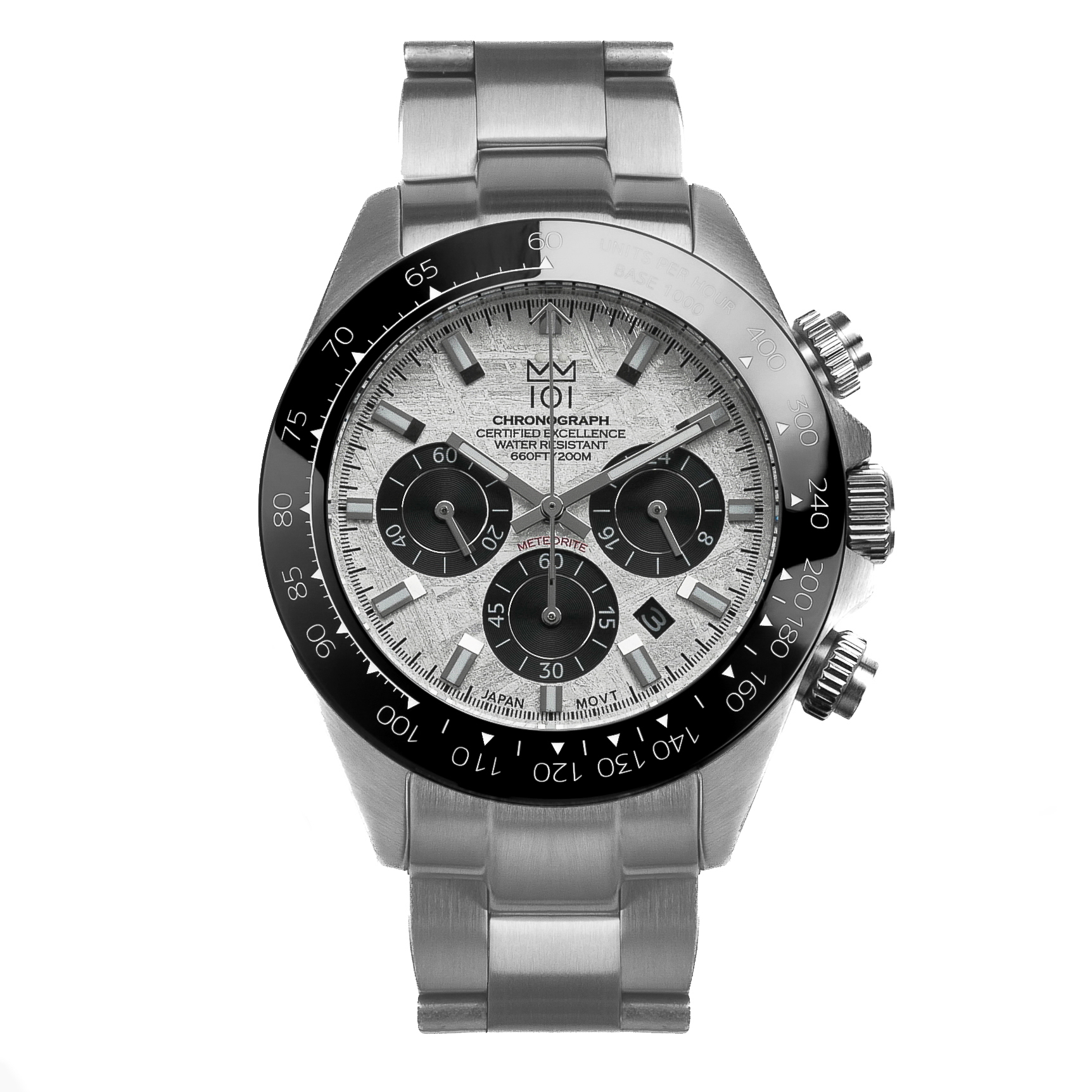 HYAKUICHI 101 No.11M ヒャクイチ メテオライト クロノグラフ