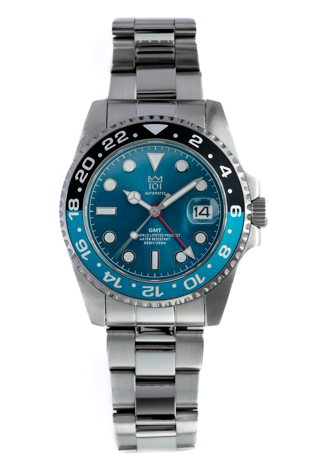 HYAKUICHI ヒャクイチ 101 機械式腕時計 GMT オートマチックダイバーズ