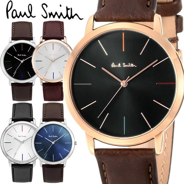 ポールスミス 腕時計 メンズ 革ベルト MA 41mm レザー P10051 ポールスミス Paul Smith 腕時計 メンズ 革ベルト MA 41mm ブランド