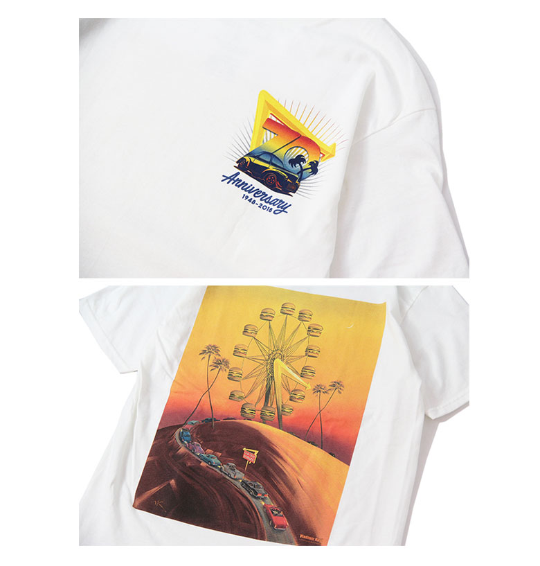 IN-N-OUT 70th ANNIVERSARY LOGO S/S TEE インアウト 70周年記念