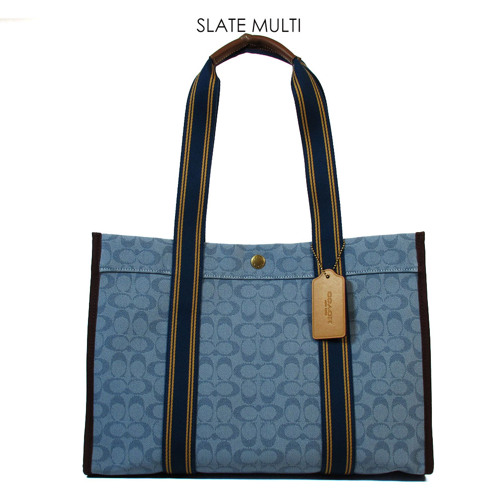 COACH コーチ C8633 B4EHY spin tote 42 in signature jacquard