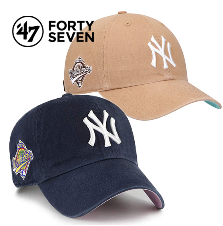 47BRAND フォーティーセブンブランド ニューヨーク ヤンキース ワールドシリーズ キャップ 帽子 WORLD SERISE DOUBLE  UNDER 47 CLEAN UP ギフト