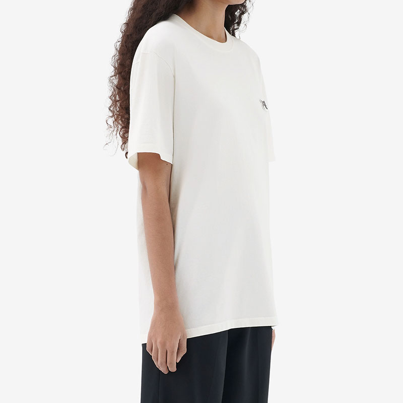 MAISON KITSUNÉ ホワイト Tシャツ Sサイズ MAISON KITSUNE(メゾン キツネ)｜【MEN】CHILLAX FOX PATCH