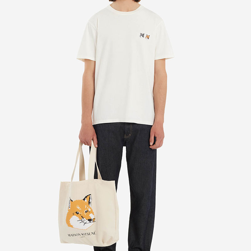 MAISON KITSUNE&#39; - ※よも※　メゾンキツネ ホワイト 2枚セット メゾンキツネ MAISON KITSUNE MAISON KITSUNE メゾン キツネ