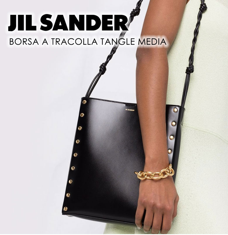 JIL SANDER ジルサンダーBORSA SHOPPING MEDIA ショルダーバッグ