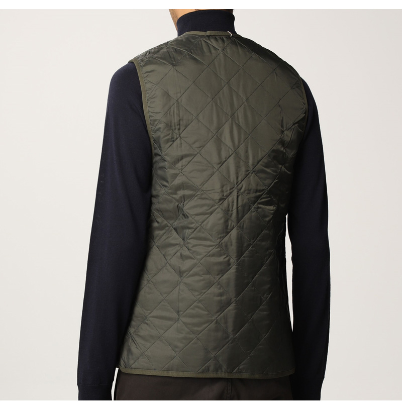BARBOUR バブアー QUILTED WAISTCOAT/Z LINER MLI0001 ベスト カーキ 