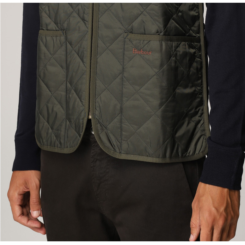 BARBOUR バブアー QUILTED WAISTCOAT/Z LINER MLI0001 ベスト カーキ グリーン ネイビー メンズ  タータンチェック ギフト 新生活