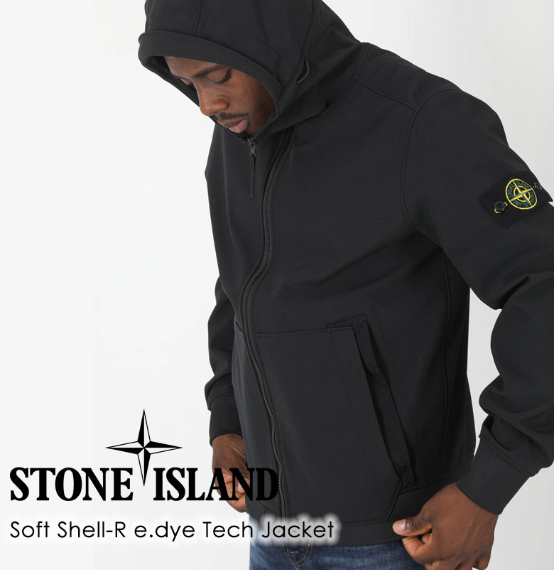 STONE ISLAND ストーンアイランド SOFT SHELL-R_E.DYE TECHNOLOGY ナイロンジャケット ブルゾン  7715Q0122 ギフト