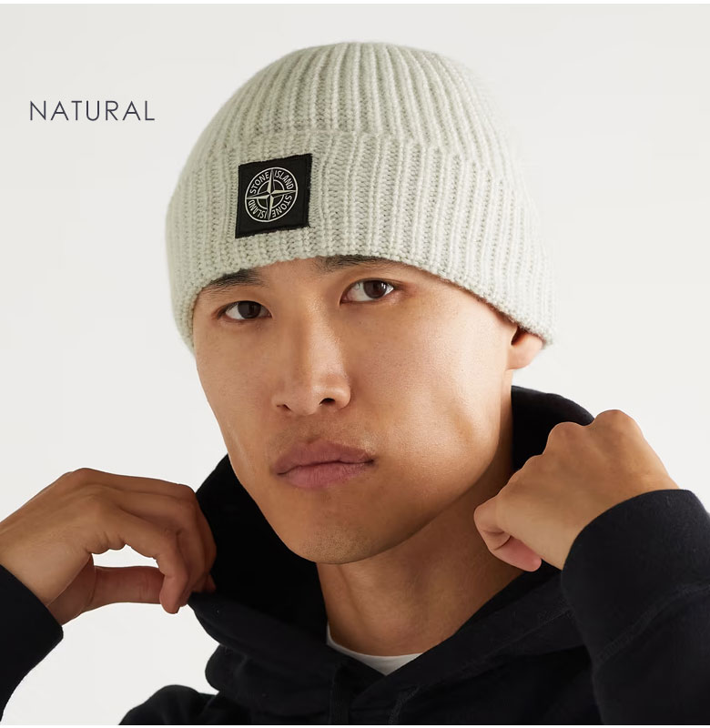 STONE ISLAND ストーンアイランド BEANIE ビーニー ニット帽 7715N10B5