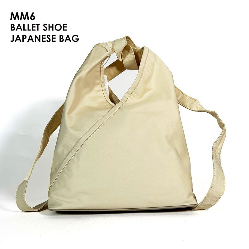 MM6 エムエムシックス BALLET SHOE JAPANESE BAG SB6WD0022 P6193 レディース メンズ ショルダーバッグ  2WAY ハンドバッグ ジャパニーズ BAG かばん ホワイト