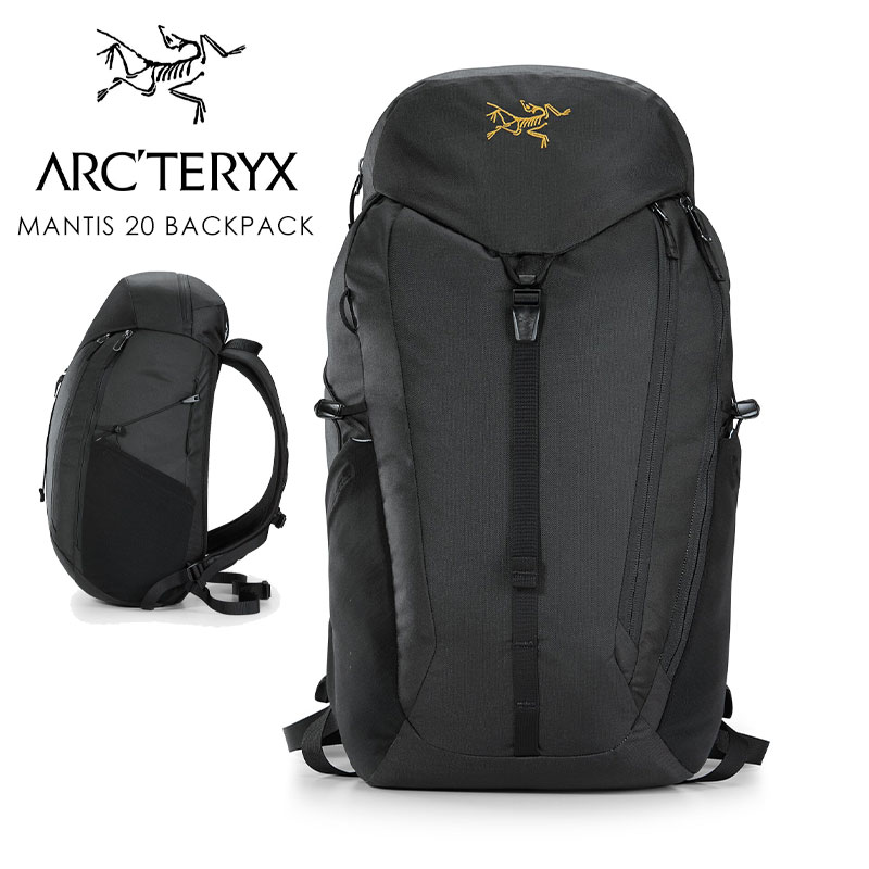 ARC'TERYX アークテリクス Mantis 20 Backpack Black MANTIS