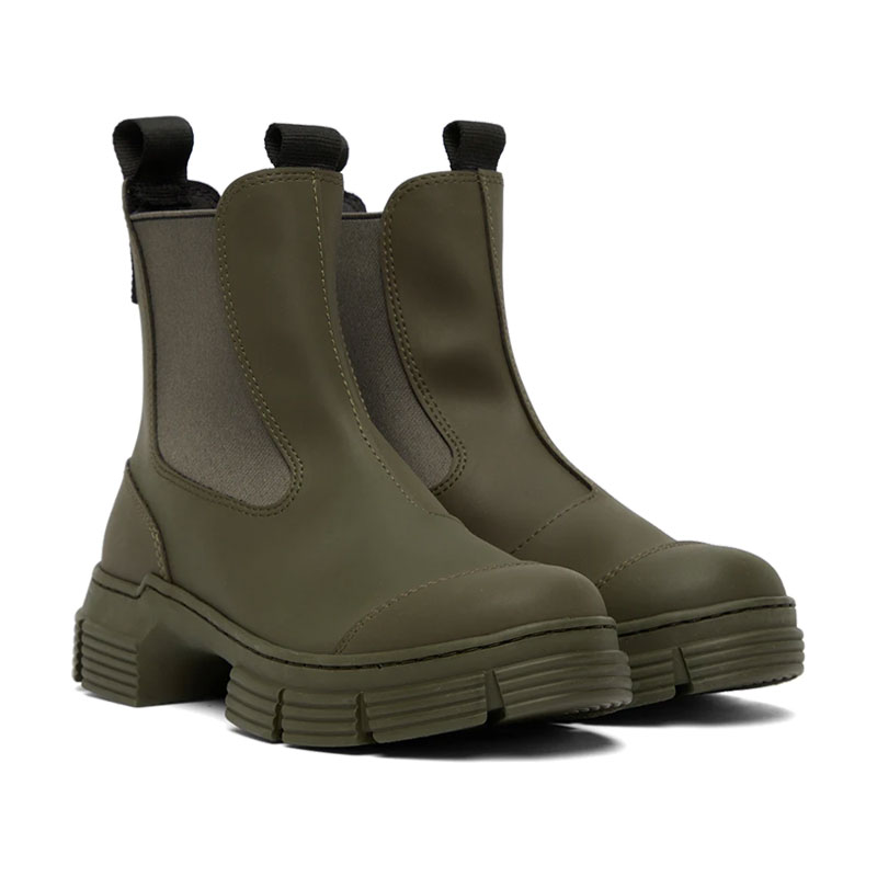 GANNI ガニー リサイクルラバー RECYCLED RUBBER CITY BOOT S1912