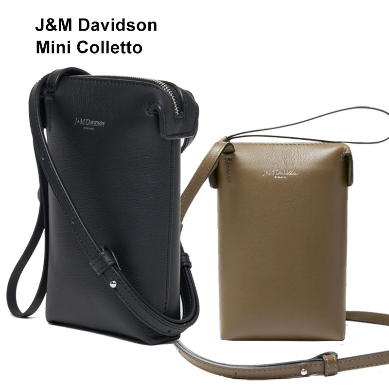 国内発送☆【J&M DAVIDSON】Mini Colletto ミニショルダーバッグ J&M Davidson DAVIDSON ショルダーバッグ COLLETTO MINI