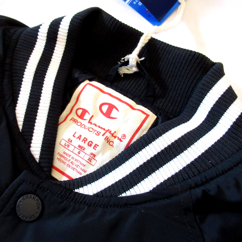 ステューシー ×チャンピオン　Ｐコート　ジャケット　裏ボア　ピンバッチ付　ＸＬ $_12.JPG?set_id=880000500F