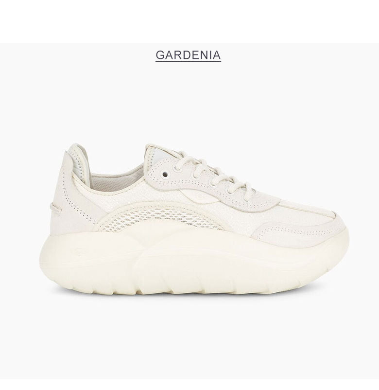 『美品』UGG アグ　LA クラウドトレーナー　スニーカー　厚底　ホワイト　23 UGG アグ 1107945 LA CLOUD LOW スニーカー クラウド ロー