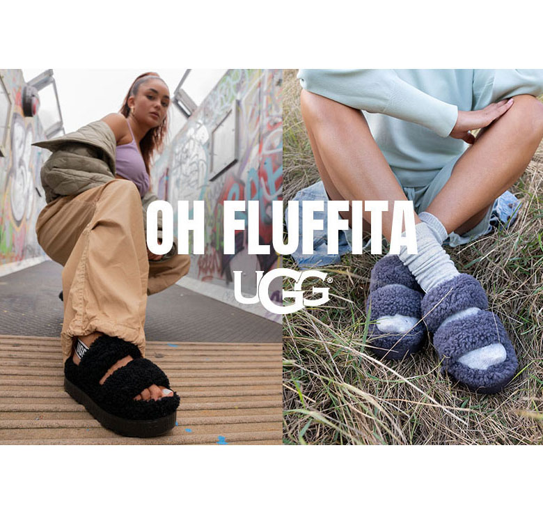 UGG（アグ） サンダル ファー レディース 厚底 おしゃれ 靴 120876 OH