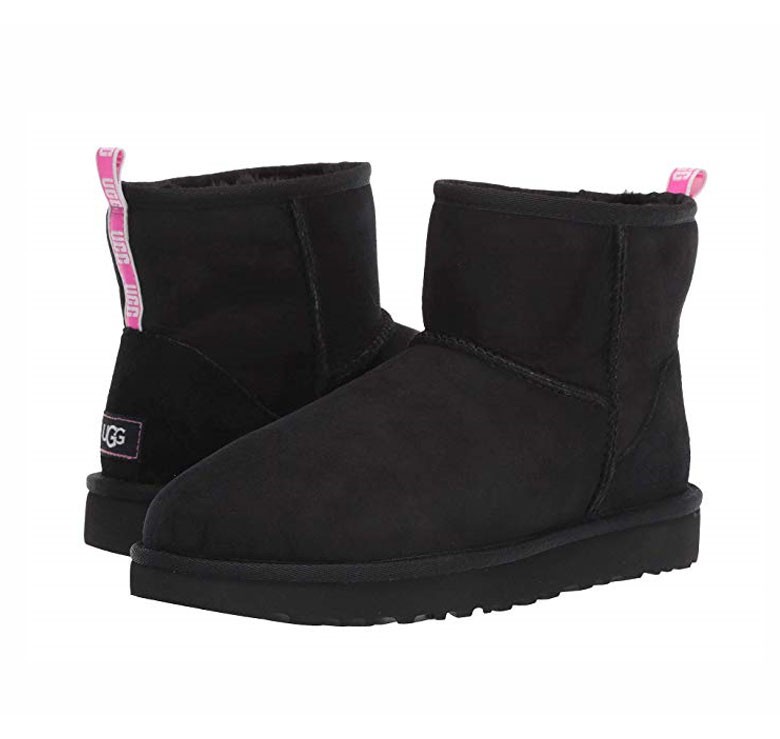 UGG（アグ） CLASSIC MINI II GRAPHIC LOGO 1110083 ムートンブーツ