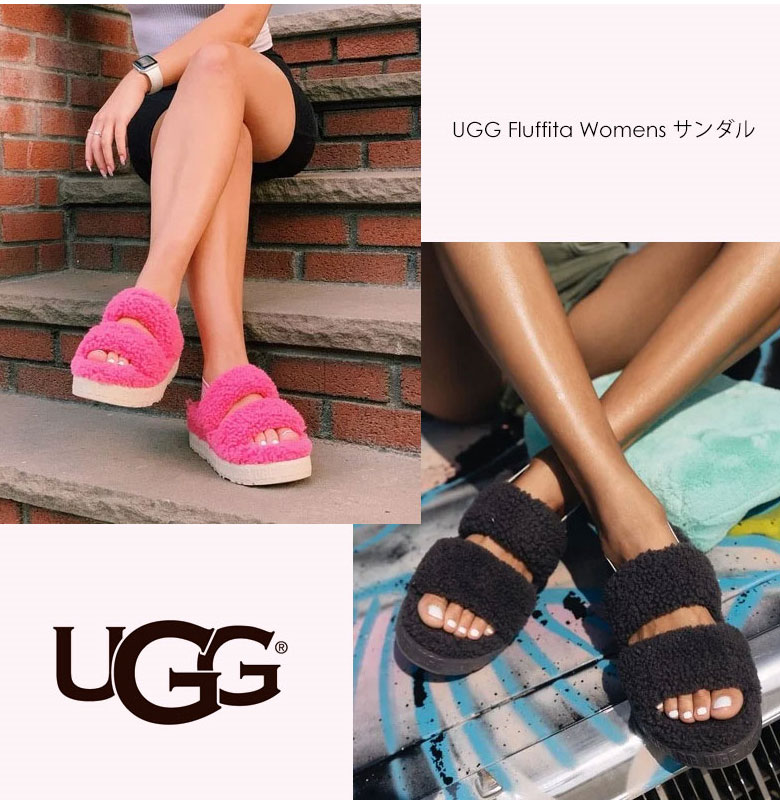 ファーサンダル UGG(アグ) サンダル・ミュール(レディース