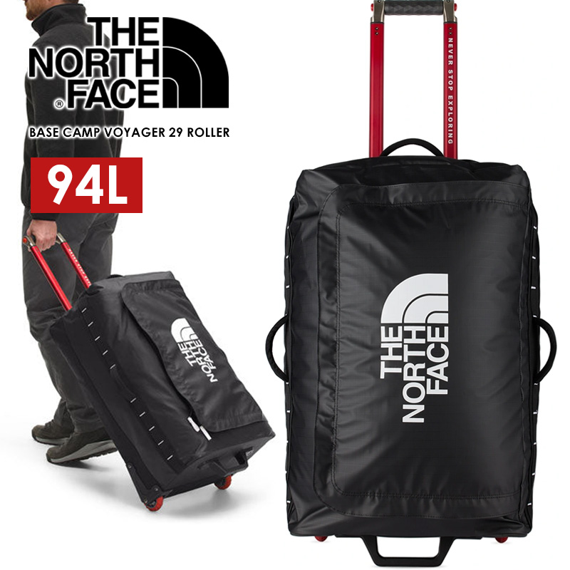 ザ ノース フェイス キャリーバッグ THE NORTH FACE BASE CAMP VOYAGER 29 ROLLER スーツケース 大き目  ビッグ 旅行 94L 29インチ キャンプ レジャー NF0A52UE