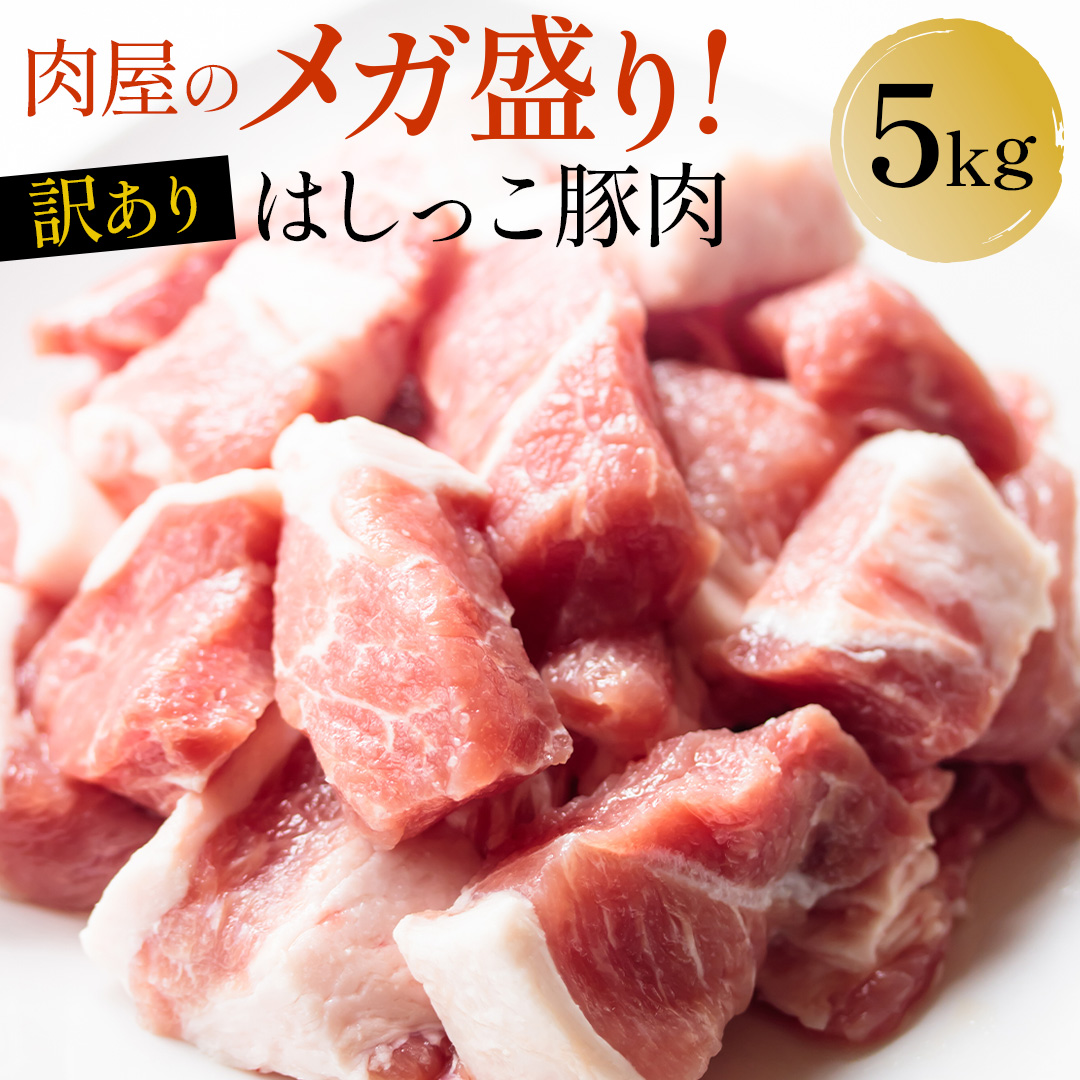 [ お一人様一点限り] [ 大人気！ 6月26日から順次発送！ ] 【 送料無料 訳あり 】 はしっこ 豚肉 5kg BBQ バーベキュー 食材