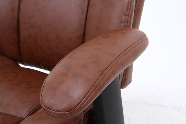 PUプレジデントチェアー マンチェスター 単品 IV/BR 60003