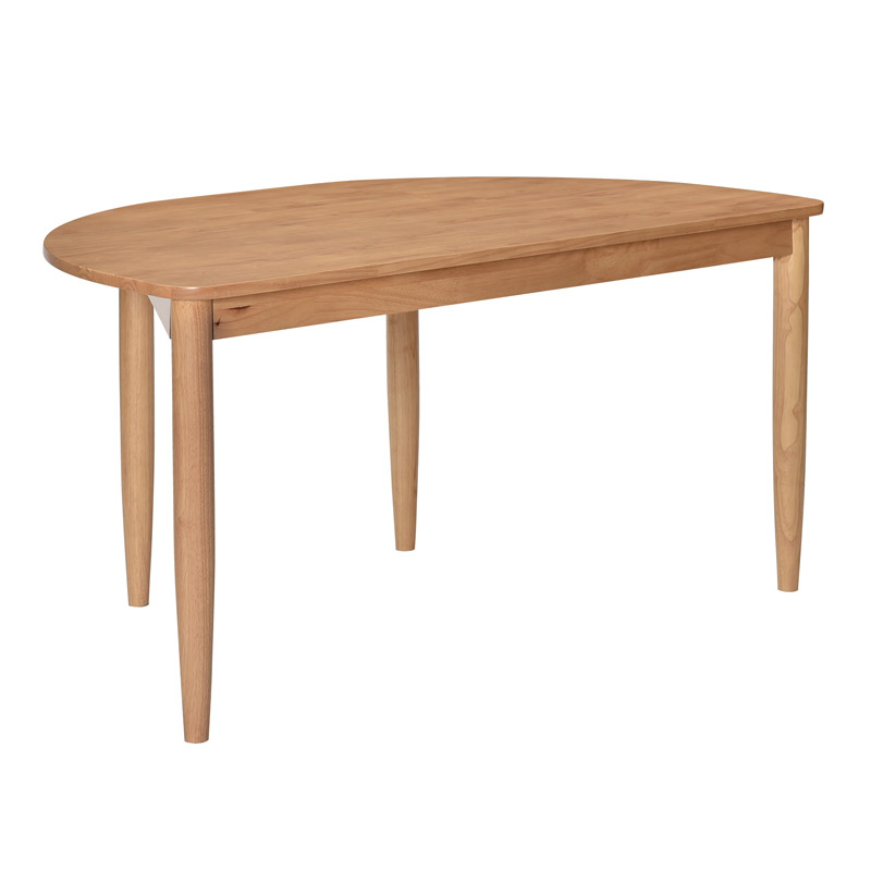 ボンド アーチ  ダイニングテーブル  幅135cm テーブル単品 天然木 ラバーウッド材｜the-standard｜02