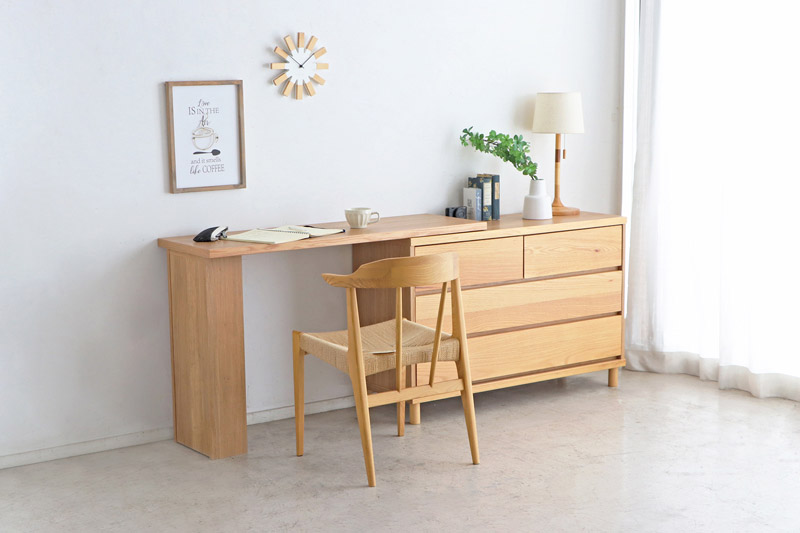 東馬（Tohma） HAUTA ハウタ 120伸長デスクチェスト NA : ONLINE SHOP